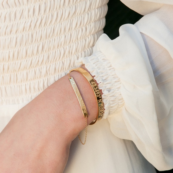 Miami Coordinates Collection Legend Bangle Gold - Picture 4 of 8